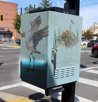 Decorated Utility Box