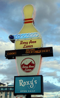Bowling alley next to our hotel, Medford OR