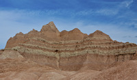 Striations in the hills - sedimentary layers