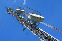 Cell towers, next to Coolidge Tower